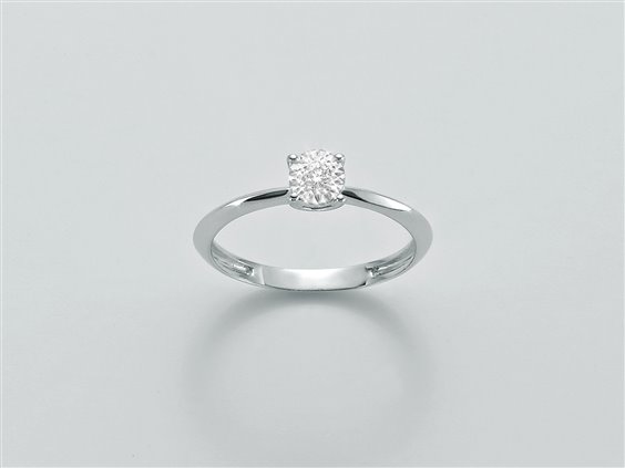 Anello Miluna Donna in Oro bianco Diamante LID3223 - LID3223
